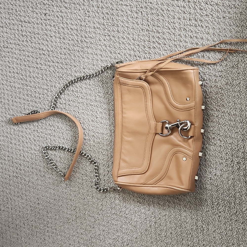 Rebecca Minkoff tan crossbody bag. Used but still in excellent condition